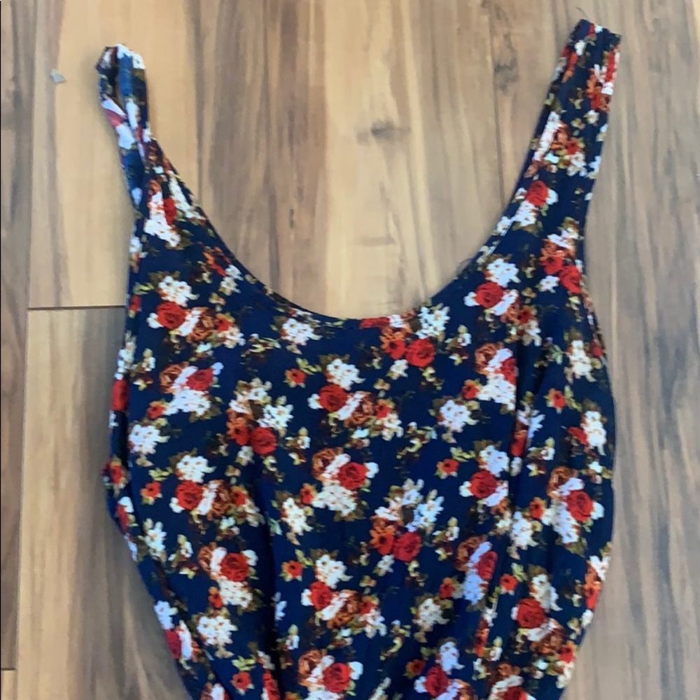 Floral scoop neck dress - Picture 2 of 4